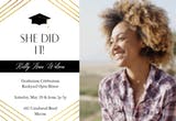 Milestone Moment - Graduation Party Invitation